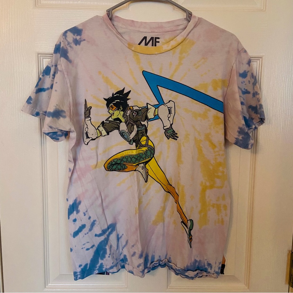 Overwatch Tracer Tie-Dye T-Shirt